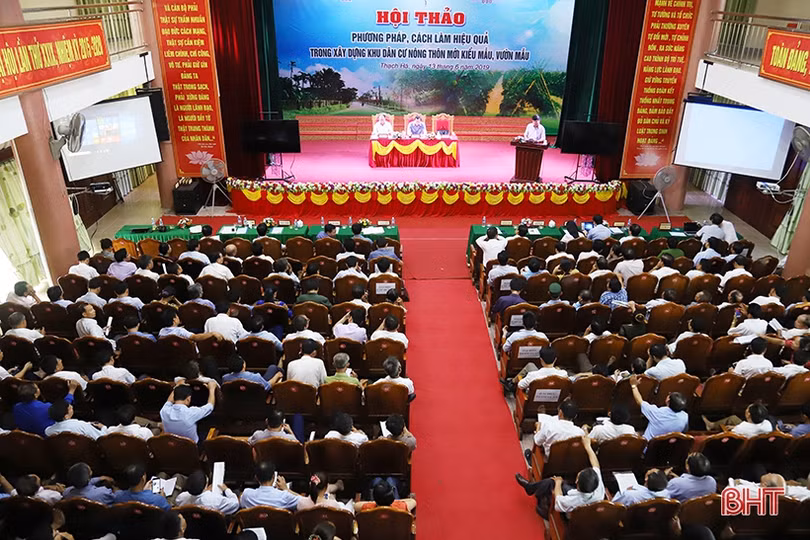 “Hiến kế” xây dựng khu dân cư mẫu, vườn mẫu ở Hà Tĩnh