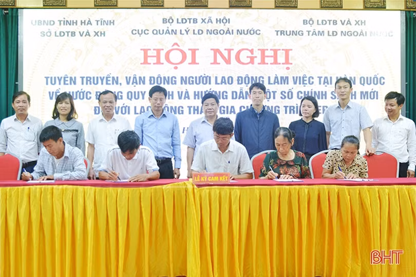 Lao động Hà Tĩnh về nước đúng thời hạn sẽ tạo cơ hội cho nhiều lao động khác sang Hàn Quốc làm việc