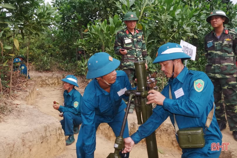 Hội thao phân đội pháo binh dân quân tự vệ huấn luyện giỏi năm 2019