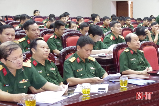 Đảng ủy Quân sự Hà Tĩnh quán triệt Nghị quyết Trung ương 10