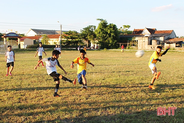 Trường THCS Vũ Diệm vô địch Giải Bóng đá thiếu niên toàn huyện Can Lộc