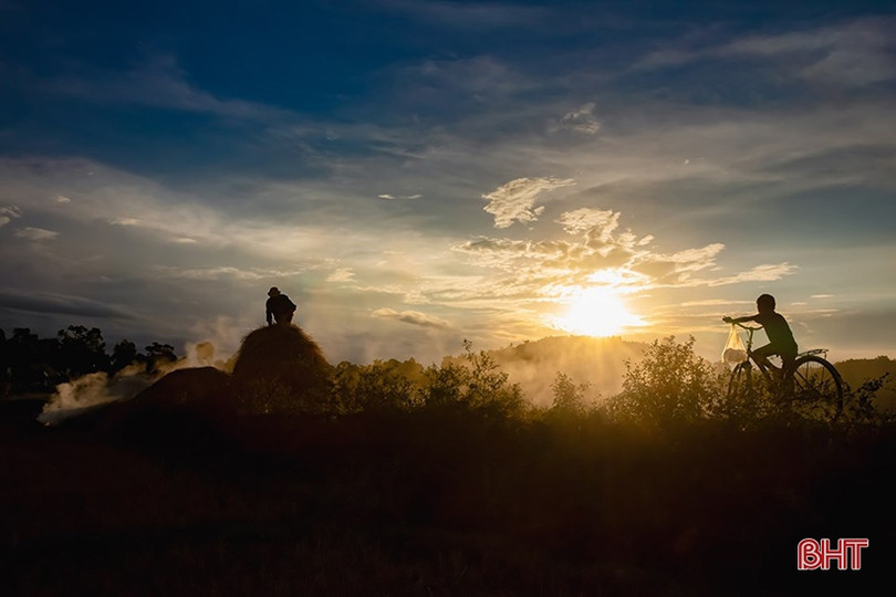 Đắm mình trong bóng hoàng hôn ở các miền quê Hà Tĩnh