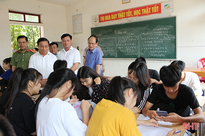 Thực hiện nghiêm nội dung, quy chế Kỳ thi THPT quốc gia tại Hà Tĩnh
