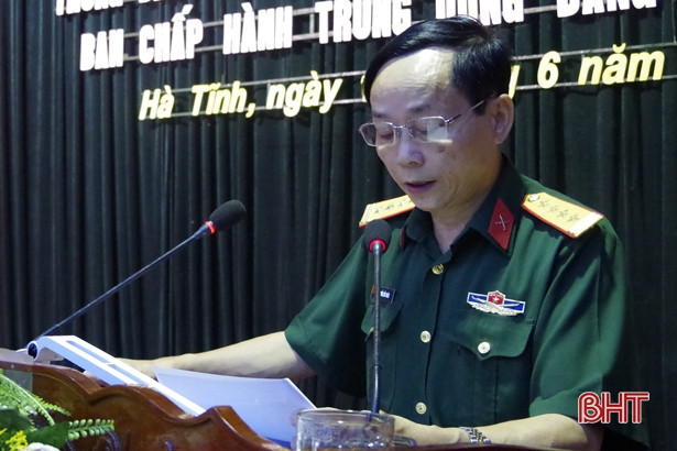 Đảng ủy Quân sự Hà Tĩnh quán triệt Nghị quyết Trung ương 10