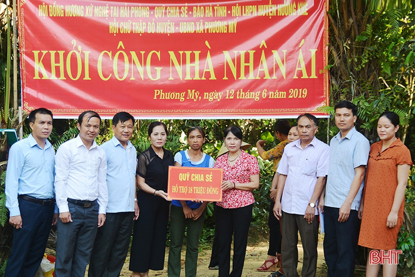Báo Hà Tĩnh phối hợp xây nhà cho phụ nữ đơn thân ở Hương Khê