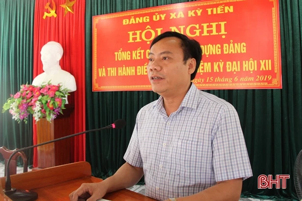 Đảng bộ Kỳ Tiến là điển hình trong xây dựng Đảng và thi hành Điều lệ Đảng