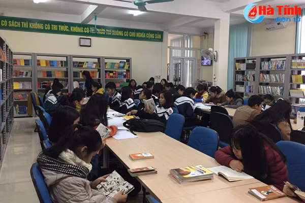 muc so thi mot trong 12 thu vien cap huyen tot nhat ca nuoc o ha tinh