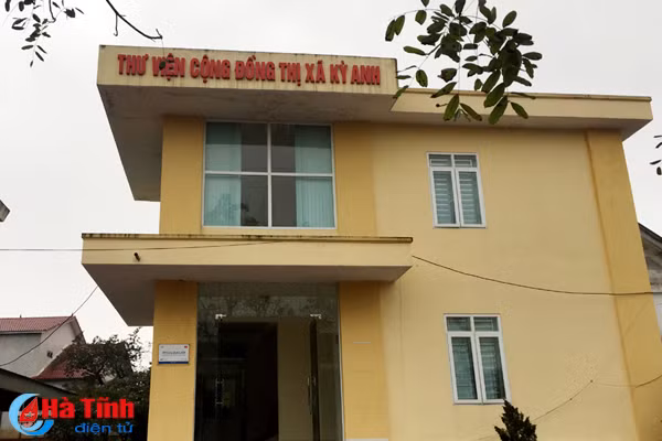 muc so thi mot trong 12 thu vien cap huyen tot nhat ca nuoc o ha tinh