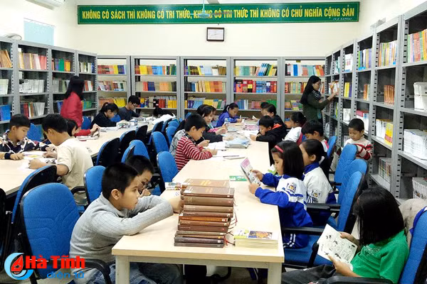 muc so thi mot trong 12 thu vien cap huyen tot nhat ca nuoc o ha tinh