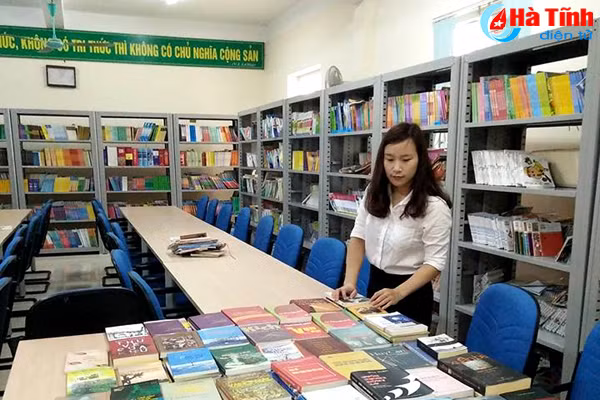 muc so thi mot trong 12 thu vien cap huyen tot nhat ca nuoc o ha tinh