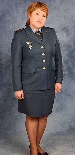 anh ve dep khong lan vao dau cua cac nu quan nhan kazakhstan