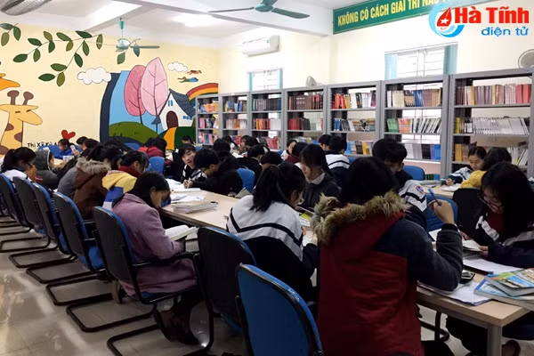 muc so thi mot trong 12 thu vien cap huyen tot nhat ca nuoc o ha tinh