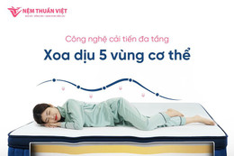 Nệm lò xo cloudy Thuần Việt: mang cả phòng ngủ resort 5 sao về nhà