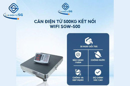 Cân Điện tử Sài Gòn cung cấp cân điện tử Wifi chất lượng