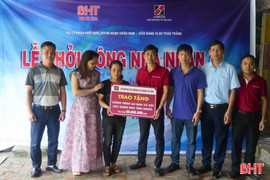 Báo Hà Tĩnh khởi công nhà nhân ái thứ 45 