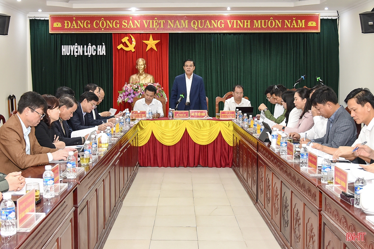 Lộc Hà tập trung giải quyết tồn đọng, quyết tâm thực hiện thắng lợi nhiệm vụ phát triển kinh tế - xã hội