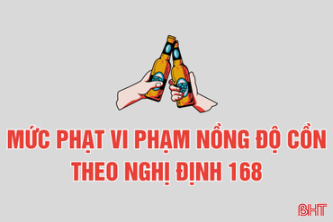 [Motion Graphics] Chi tiết mức phạt vi phạm nồng độ cồn theo Nghị định 168