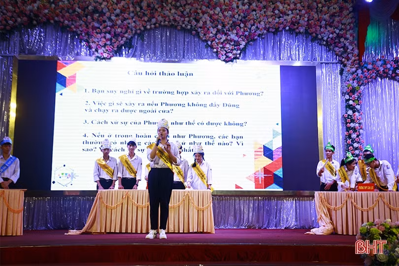 Học sinh Can Lộc thi tìm hiểu sức khỏe sinh sản vị thành niên, thanh niên