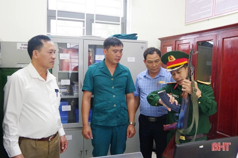 Phó chỉ huy quân sự xã ở Cẩm Xuyên chăm việc chuyên môn, giỏi làm kinh tế