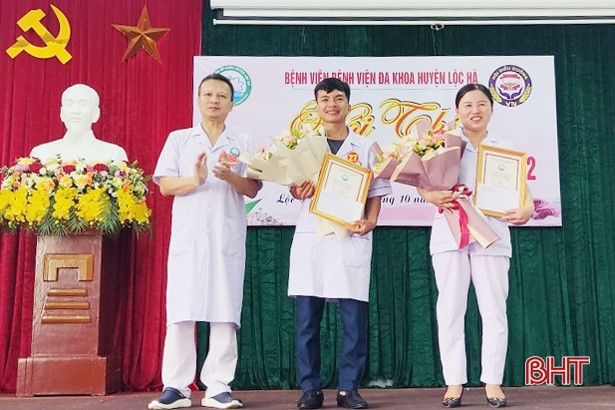 Ấn tượng Hội thi Điều dưỡng giỏi - thân thiện ở BVĐK huyện Lộc Hà