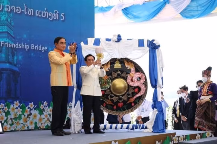 Lào động thổ xây cầu nối Thái Lan với tỉnh giáp Hà Tĩnh