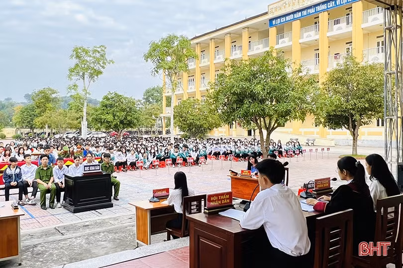 Các trường học ở Hà Tĩnh tích cực “Xây dựng tình bạn đẹp, nói không với bạo lực học đường”