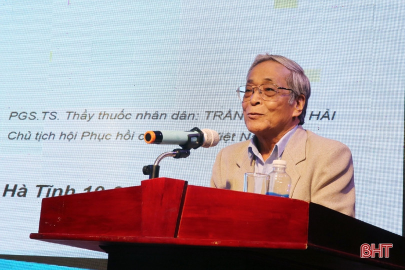 Bộ Y tế phối hợp tập huấn triển khai mô hình PHCN dựa vào cộng đồng tại Hà Tĩnh