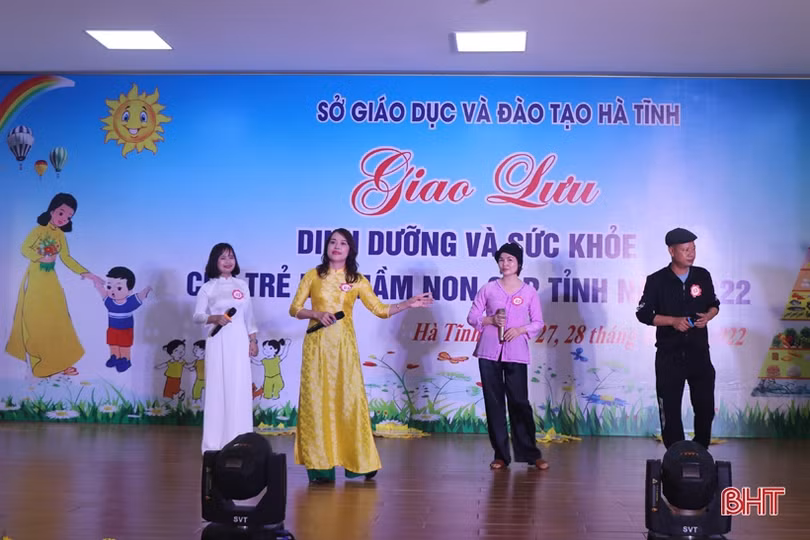 Hà Tĩnh khai mạc Giao lưu dinh dưỡng và sức khỏe cho trẻ em mầm non cấp tỉnh