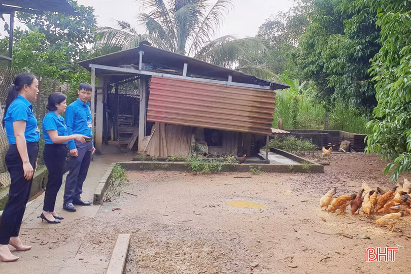 “Nhà sạch, vườn đẹp” giúp đoàn viên công đoàn huyện miền núi Hà Tĩnh ngày càng khấm khá