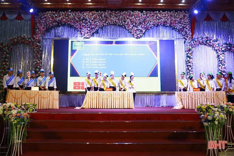 Học sinh Can Lộc thi tìm hiểu sức khỏe sinh sản vị thành niên, thanh niên