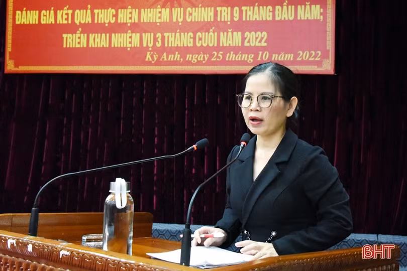 Huyện Kỳ Anh tập trung các giải pháp thực hiện nhiệm vụ những tháng cuối năm