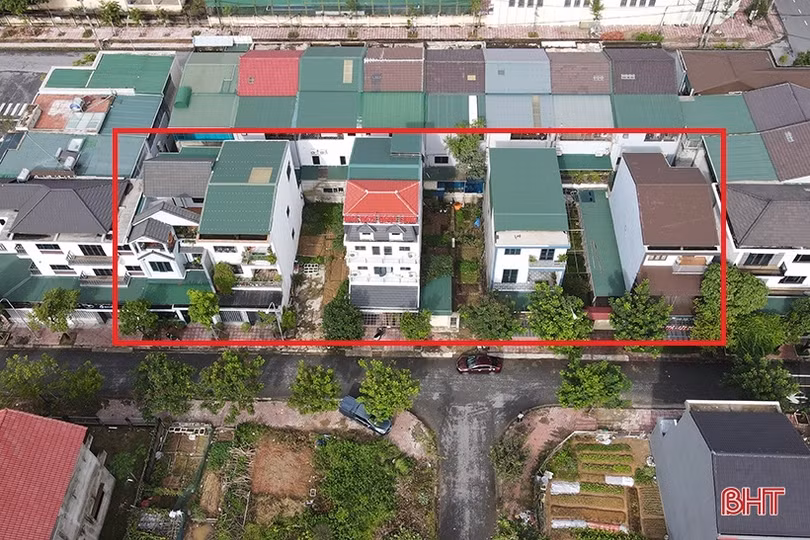 “Nhà không số, phố không tên” ở khu đô thị trung tâm TP Hà Tĩnh