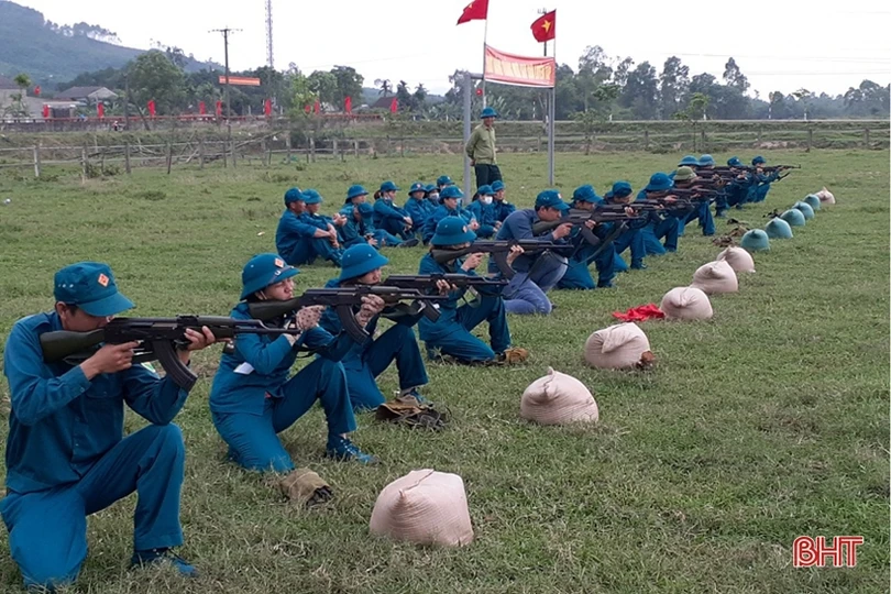 Phó chỉ huy quân sự xã ở Cẩm Xuyên chăm việc chuyên môn, giỏi làm kinh tế