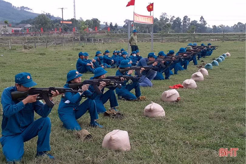 Phó chỉ huy quân sự xã ở Cẩm Xuyên chăm việc chuyên môn, giỏi làm kinh tế