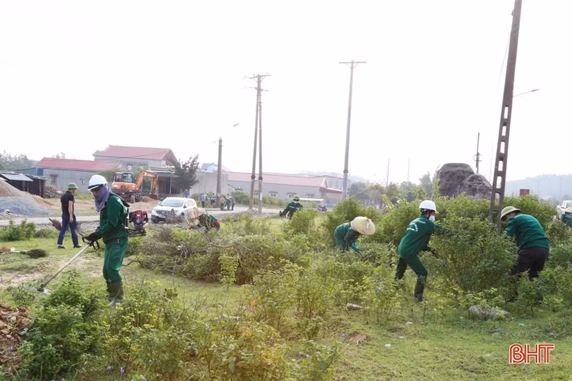 60 ngày ra quân “nâng chất” tiêu chí NTM ở xã phía nam Hà Tĩnh