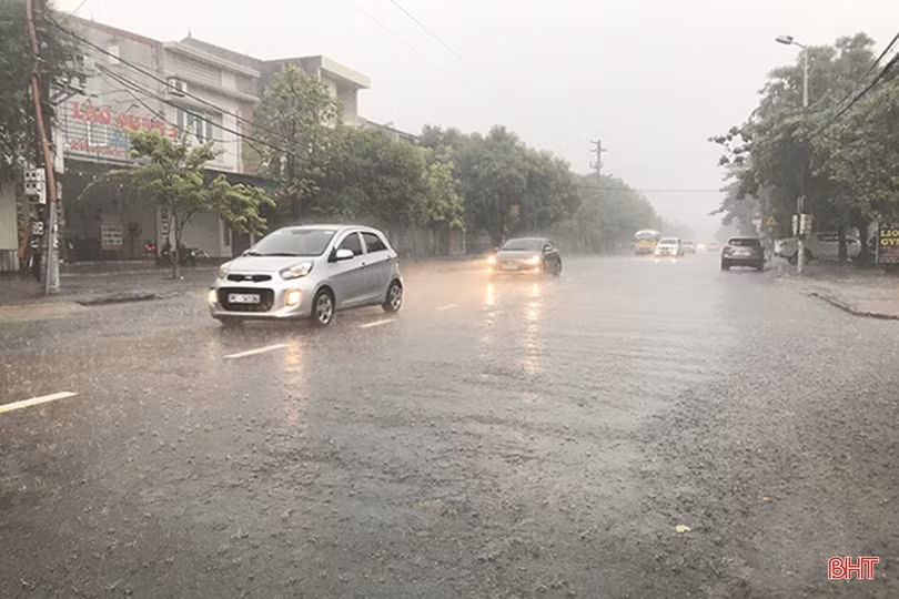 Dự báo mưa lớn khu vực Hà Tĩnh