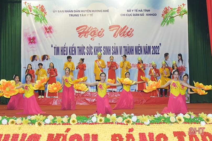 Học sinh Hương Khê thi tìm hiểu sức khỏe sinh sản vị thành niên, thanh niên