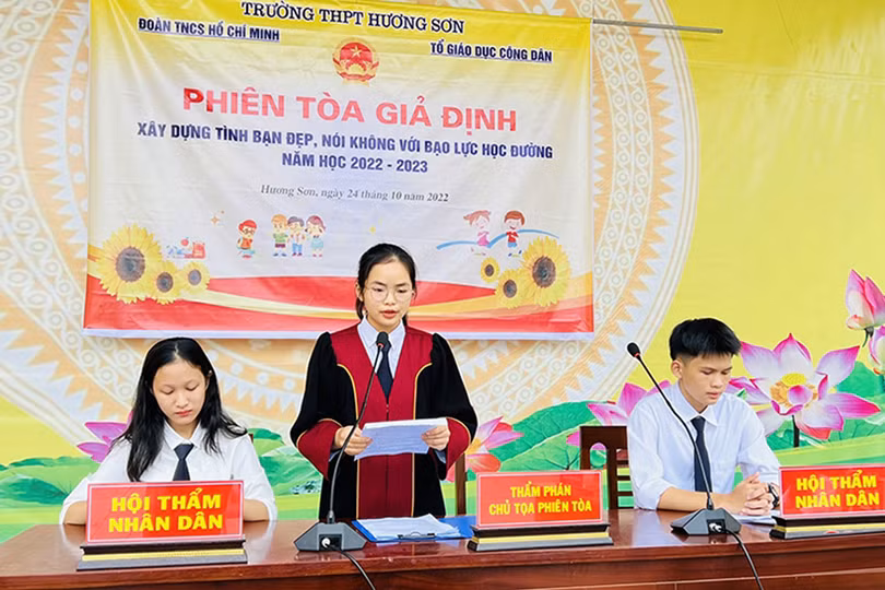 Các trường học ở Hà Tĩnh tích cực “Xây dựng tình bạn đẹp, nói không với bạo lực học đường”