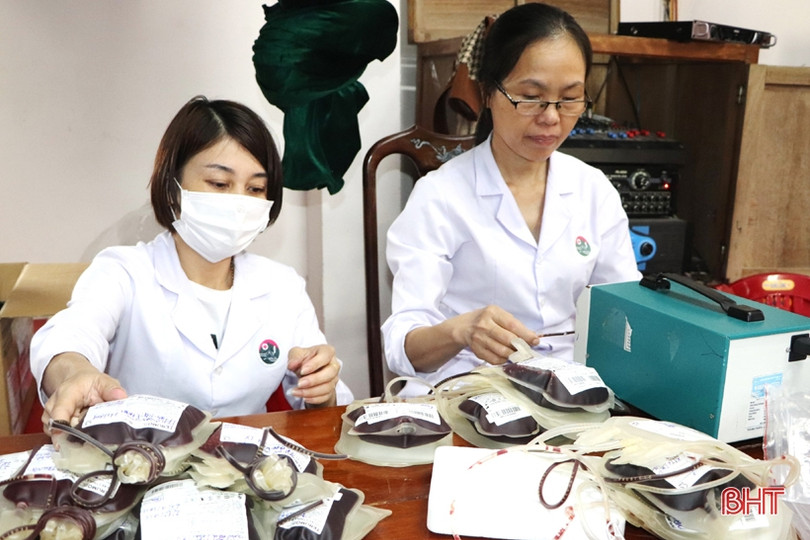 Ngày hội hiến máu nhân đạo ở Vũ Quang thu về 145 đơn vị máu