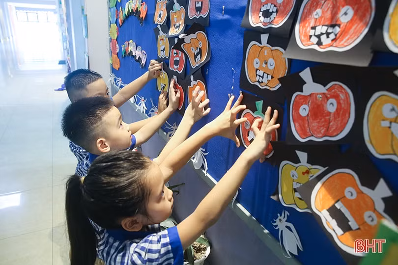 Sắc màu không khí đón Halloween ở TP Hà Tĩnh