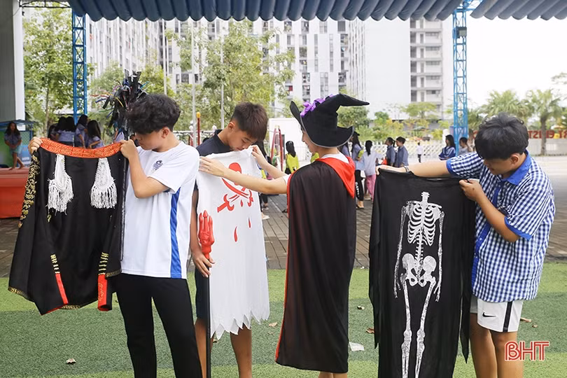 Sắc màu không khí đón Halloween ở TP Hà Tĩnh
