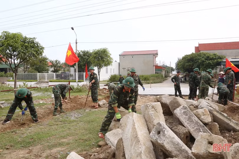 60 ngày ra quân “nâng chất” tiêu chí NTM ở xã phía nam Hà Tĩnh