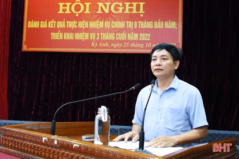 Huyện Kỳ Anh tập trung các giải pháp thực hiện nhiệm vụ những tháng cuối năm