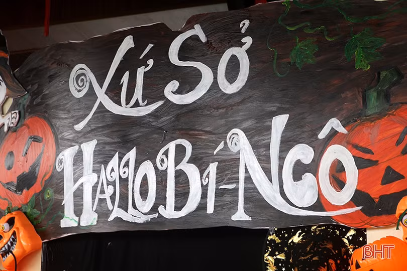 Sắc màu không khí đón Halloween ở TP Hà Tĩnh