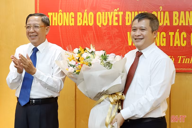 Thông báo quyết định của Ban Bí thư chỉ định ông Trần Tiến Hưng làm Phó Bí thư Tỉnh ủy Hà Tĩnh