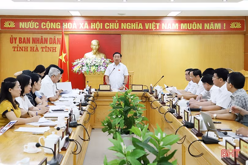 Soát xét công tác chuẩn bị kỳ họp thứ 10, HĐND tỉnh Hà Tĩnh khóa XVII