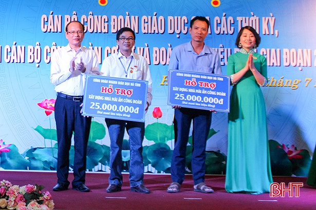 Vinh danh 25 cán bộ, đoàn viên công đoàn cơ sở ngành giáo dục Hà Tĩnh