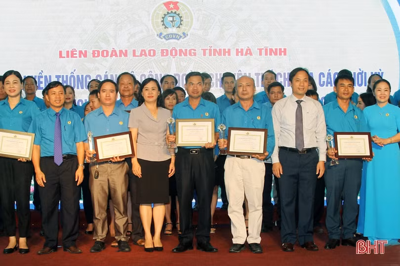 Hà Tĩnh vinh danh 40 cán bộ công đoàn cơ sở tiêu biểu