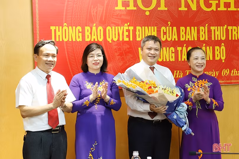 Thông báo quyết định của Ban Bí thư chỉ định ông Trần Tiến Hưng làm Phó Bí thư Tỉnh ủy Hà Tĩnh