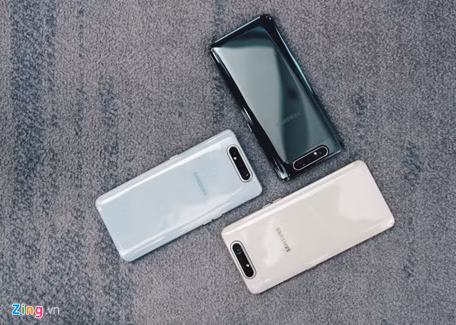 Galaxy A80 lên kệ tại Việt Nam - camera trượt xoay, giá 15 triệu đồng